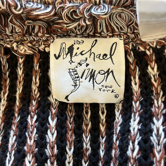 Michael Simon New York Vintage Crochet Sweater - Picture 2 of 5